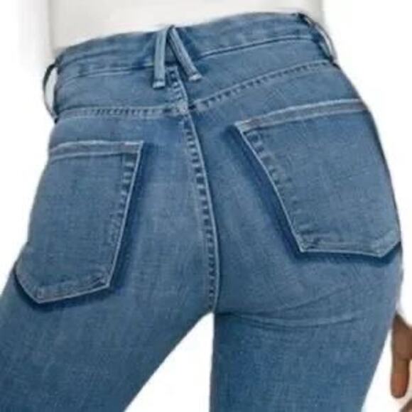 Good American Good Waist Crop Jeans Size 26 New with Tags - Picture 3 of 10